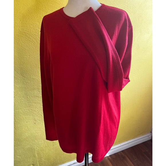 Henri Bendel Red Wool Seeater!! - Picture 9 of 10